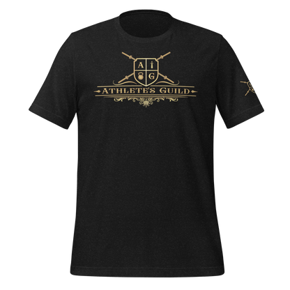 Black t-shirt with &