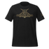 Black t-shirt with &