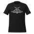 Black t-shirt with white &