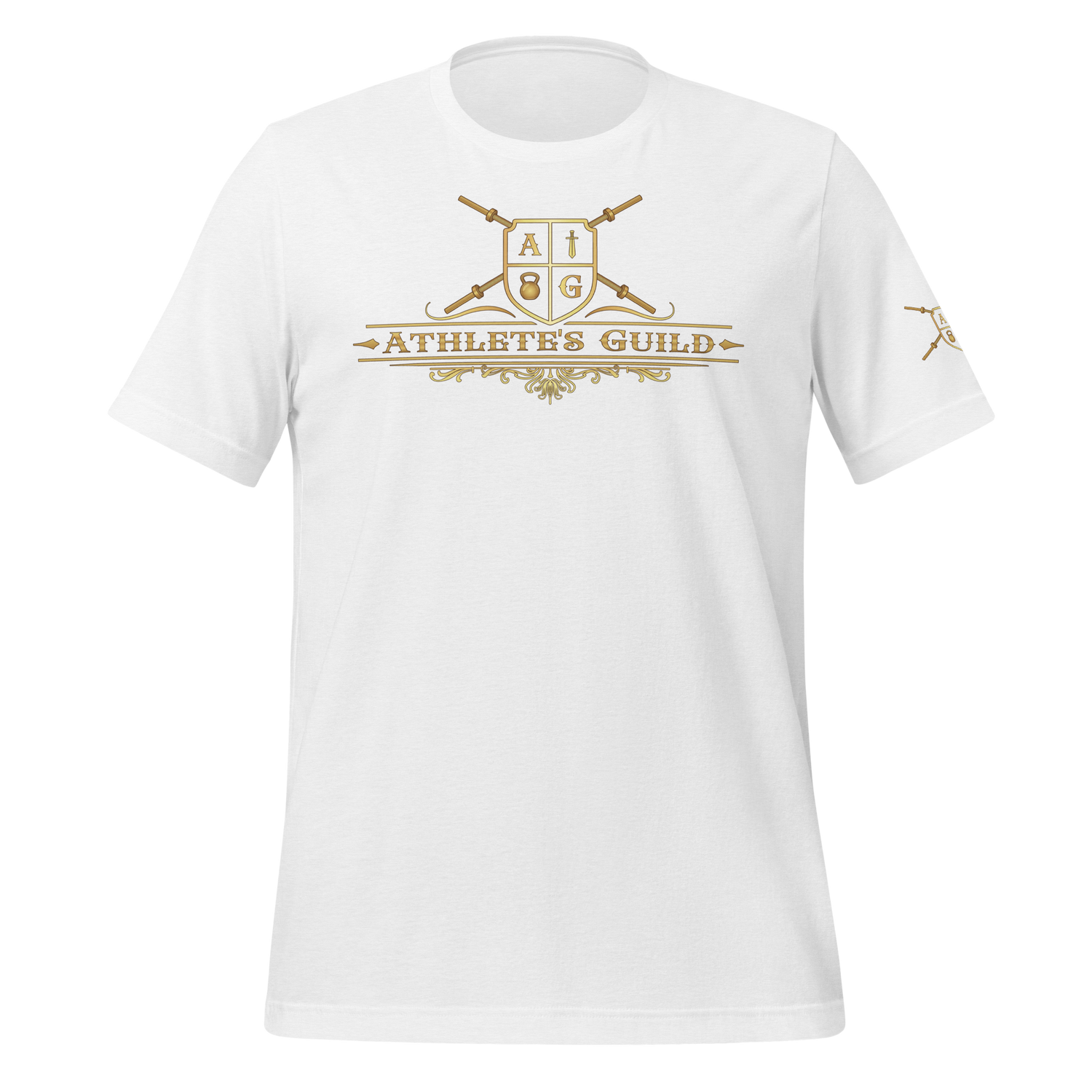 White t-shirt with &